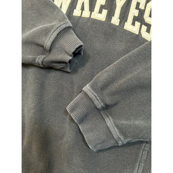 Vintage Gear for Sports Iowa Hawkeyes Women's Spellout Script Sweatshirt black S - Picture 7 of 8